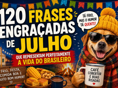 120 frases engraçadas de julho que representam perfeitamente a vida do brasileiro