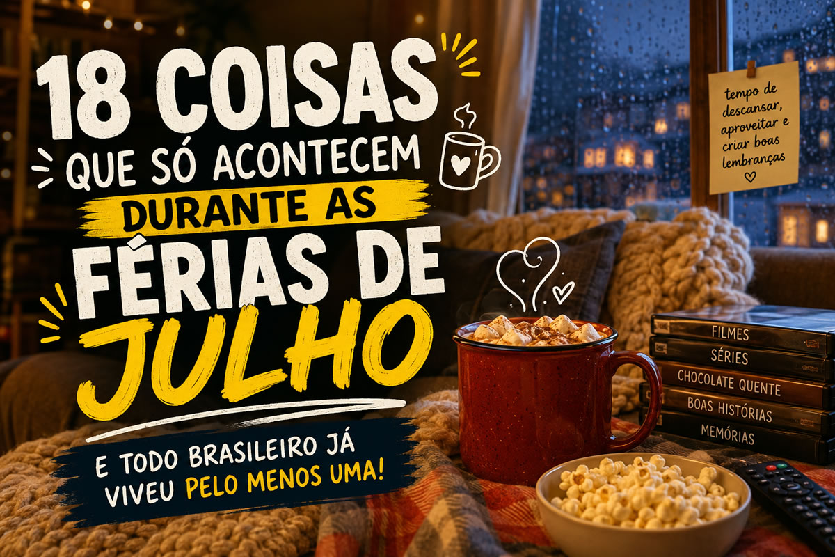 18 coisas que só acontecem durante as férias de julho 18 coisas que só acontecem durante as férias de julho