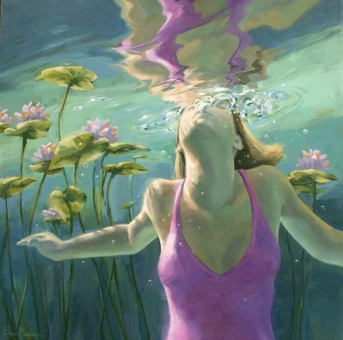 30 pinturas subaquáticas de Michele Mozzone que estão fazendo pessoas duvidarem dos próprios olhos 4 30 pinturas subaquáticas de Michele Mozzone que estão fazendo pessoas duvidarem dos próprios olhos 4
