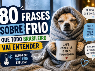 80 frases sobre frio que vão arrancar risadas de qualquer brasileiro