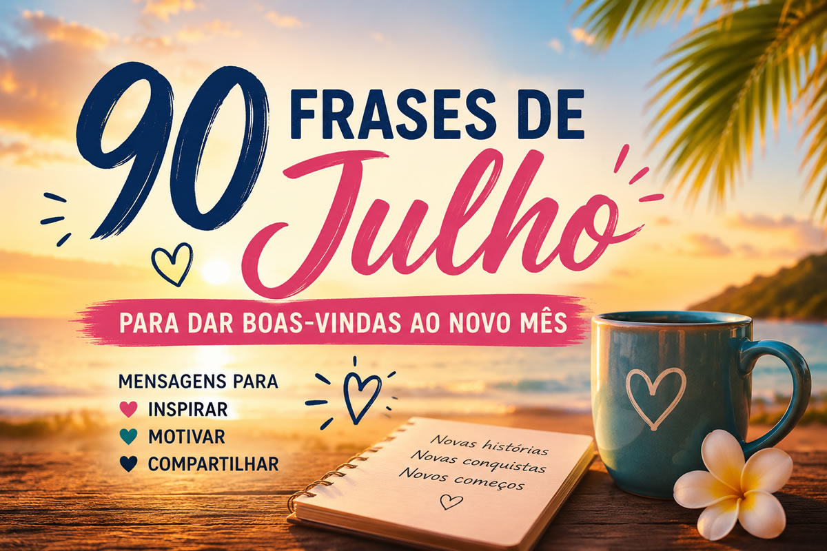 90 frases de julho para dar boas-vindas ao novo mês e renovar as energias 90 frases de julho para dar boas-vindas ao novo mês e renovar as energias