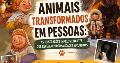 Animais transformados em pessoas: as ilustrações impressionantes que revelam personalidades escondidas (22 fotos)