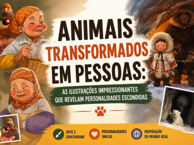 Animais transformados em pessoas: as ilustrações impressionantes que revelam personalidades escondidas (22 fotos)