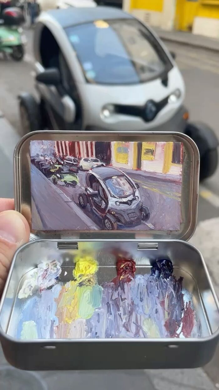 Artista cria pinturas em miniatura tão detalhadas que parecem impossíveis de acreditar (35 fotos) 9