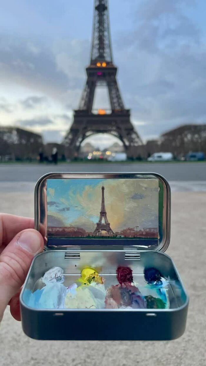 Artista cria pinturas em miniatura tão detalhadas que parecem impossíveis de acreditar (35 fotos) 21