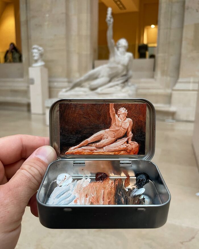 Artista cria pinturas em miniatura tão detalhadas que parecem impossíveis de acreditar (35 fotos) 24