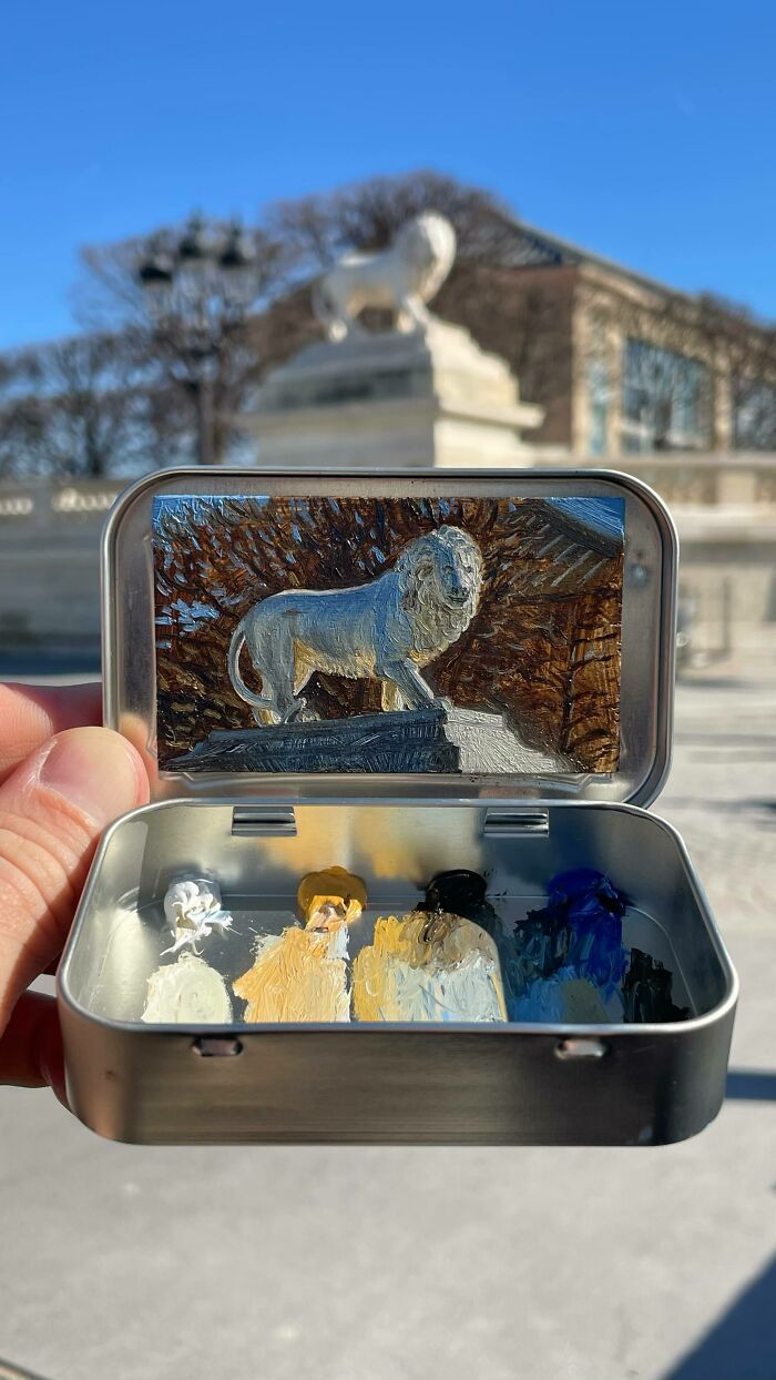 Artista cria pinturas em miniatura tão detalhadas que parecem impossíveis de acreditar (35 fotos) 33