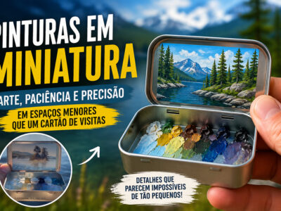 Artista cria pinturas em miniatura tão detalhadas que parecem impossíveis de acreditar (35 fotos)