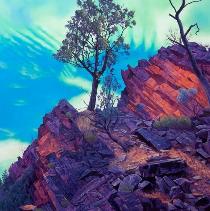 As paisagens surrealistas de Jack Rowland parecem pertencer a outro planeta As paisagens surrealistas de Jack Rowland parecem pertencer a outro planeta