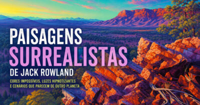 As paisagens surrealistas de Jack Rowland parecem pertencer a outro planeta (27 fotos)
