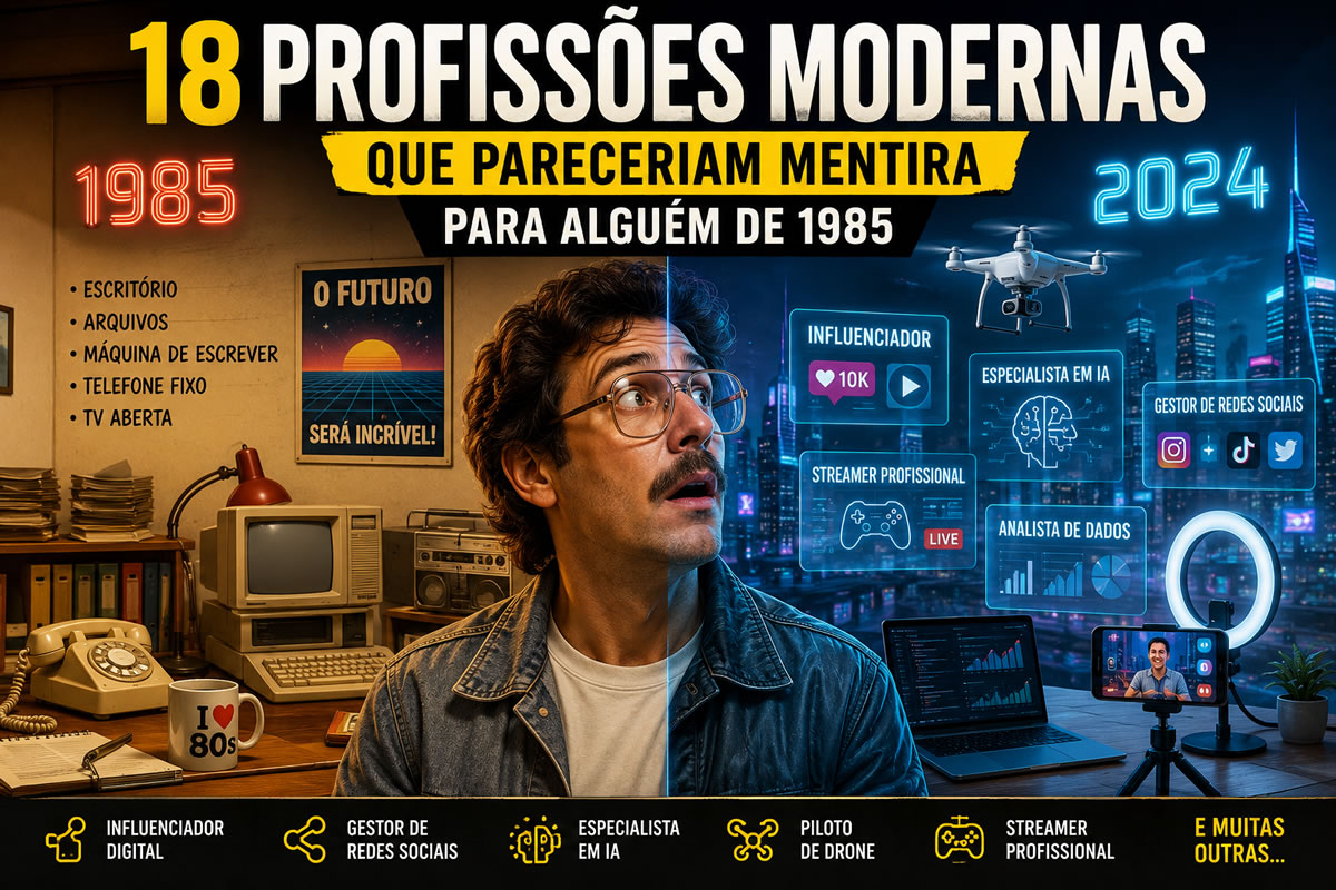As profissões modernas que pareceriam mentira para alguém de 1985 As profissões modernas que pareceriam mentira para alguém de 1985