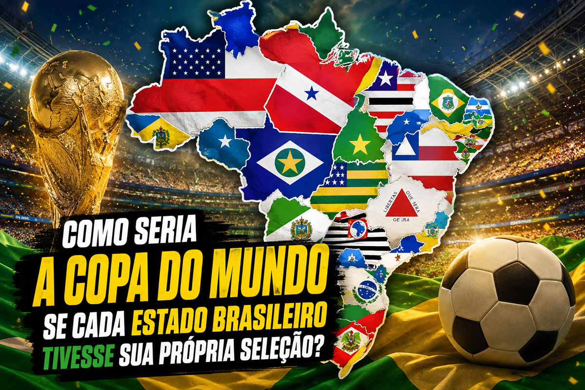 Como seria a Copa do Mundo se cada estado brasileiro tivesse sua própria seleção? Como seria a Copa do Mundo se cada estado brasileiro tivesse sua própria seleção?