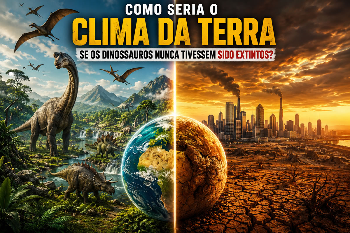 E se os dinossauros nunca tivessem desaparecido? A resposta pode mudar tudo o que sabemos sobre o clima da Terra E se os dinossauros nunca tivessem desaparecido? A resposta pode mudar tudo o que sabemos sobre o clima da Terra