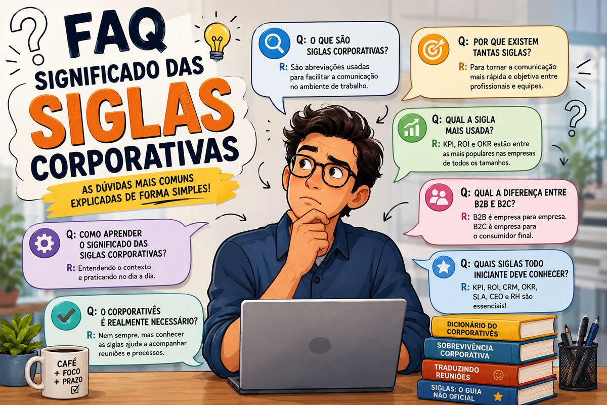 FAQ: Significado das Siglas Corporativas FAQ: Significado das Siglas Corporativas