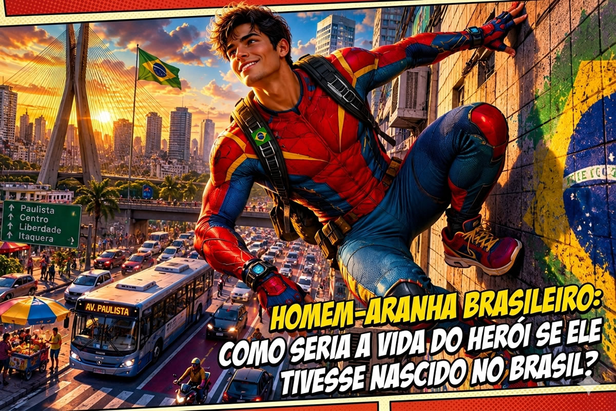 Homem-Aranha brasileiro: como seria a vida do herói se ele tivesse nascido no Brasil? Homem-Aranha brasileiro: como seria a vida do herói se ele tivesse nascido no Brasil?