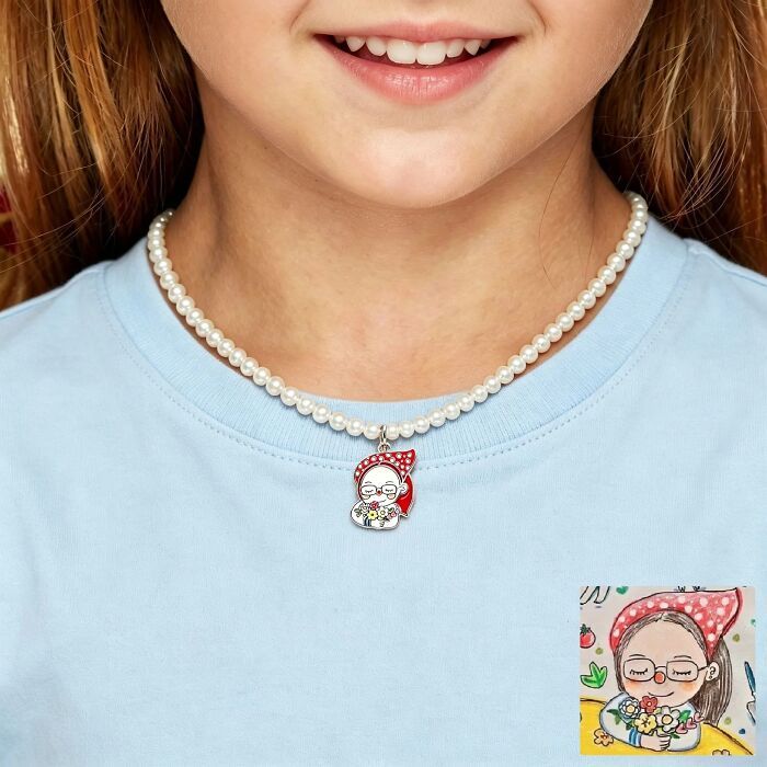 Joias feitas com desenhos infantis: A ideia emocionante que está transformando rabiscos em tesouros para sempre (20 fotos) 10