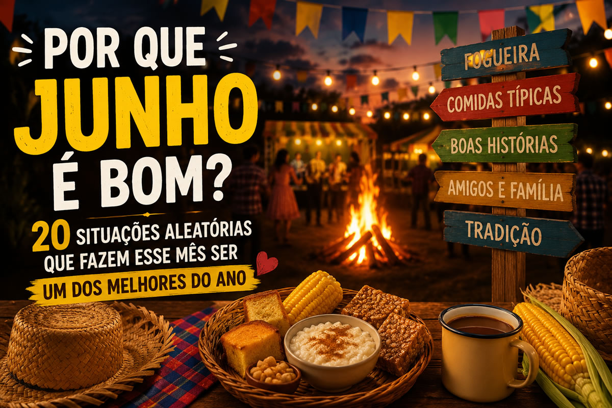 Por que junho é bom? 20 situações aleatórias que fazem esse mês ser um dos melhores do ano Por que junho é bom? 20 situações aleatórias que fazem esse mês ser um dos melhores do ano