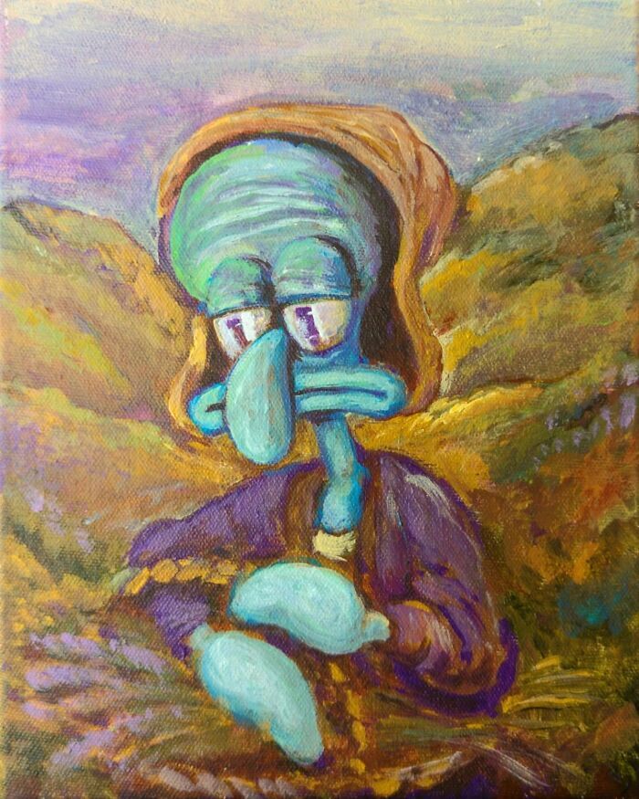 Quadros do Lula Molusco transformam o personagem em obras de arte clássicas impressionantes (31 fotos) 14 Quadros do Lula Molusco transformam o personagem em obras de arte clássicas impressionantes (31 fotos) 14