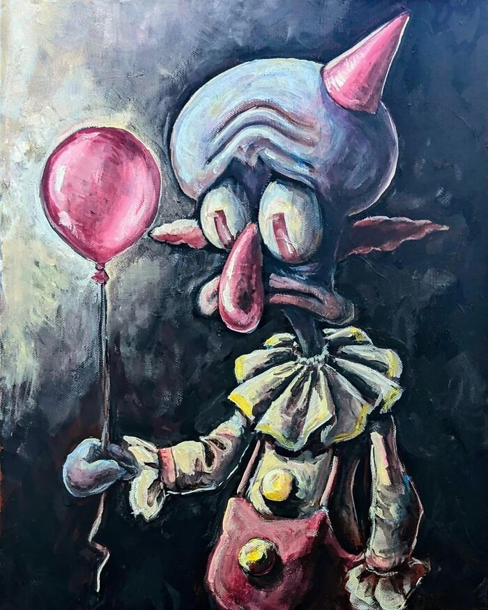Quadros do Lula Molusco transformam o personagem em obras de arte clássicas impressionantes (31 fotos) 15 Quadros do Lula Molusco transformam o personagem em obras de arte clássicas impressionantes (31 fotos) 15