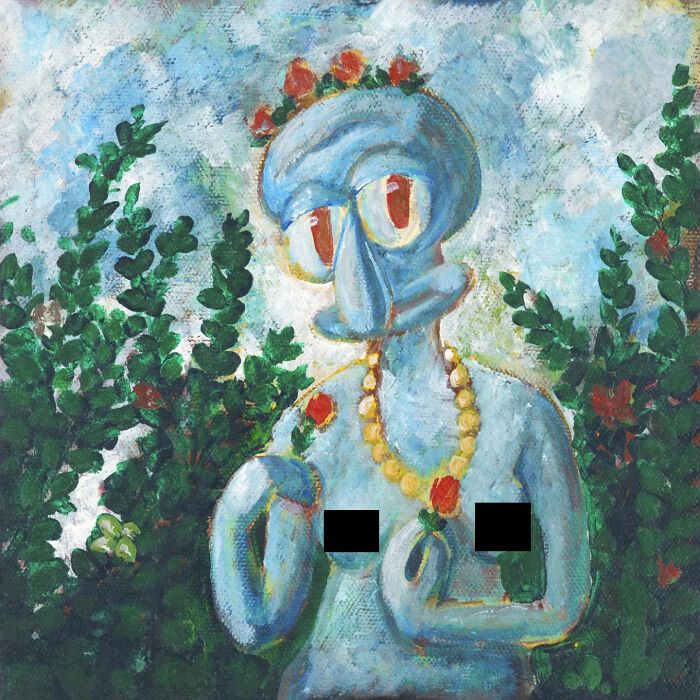 Quadros do Lula Molusco transformam o personagem em obras de arte clássicas impressionantes (31 fotos) 17 Quadros do Lula Molusco transformam o personagem em obras de arte clássicas impressionantes (31 fotos) 17