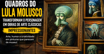 Quadros do Lula Molusco transformam o personagem em obras de arte clássicas impressionantes (31 fotos)