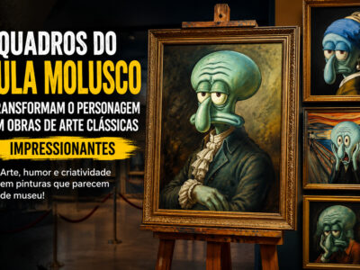 Quadros do Lula Molusco transformam o personagem em obras de arte clássicas impressionantes (31 fotos)