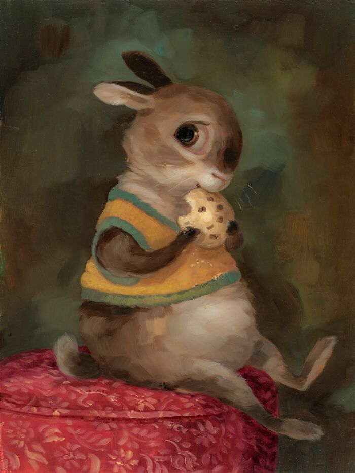 Retratos de animais engraçados: As pinturas que fazem cachorros e gatos parecerem mais humanos que muita fente (31 fotos) 4 Retratos de animais engraçados: As pinturas que fazem cachorros e gatos parecerem mais humanos que muita fente (31 fotos) 4