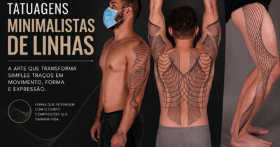 32 tatuagens minimalistas de linhas: A arte que parece simples, mas esconde muito mais do que você imagina