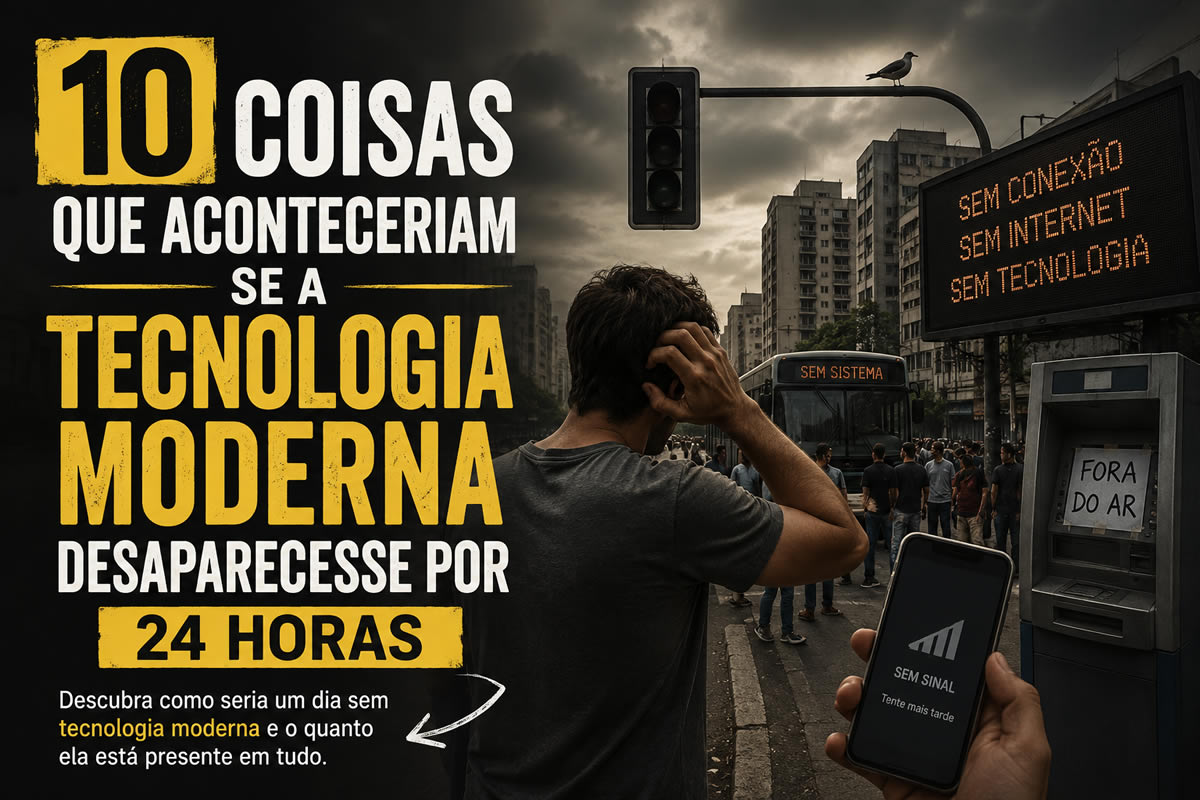 10 coisas que aconteceriam se a tecnologia moderna desaparecesse por apenas 24 horas 10 coisas que aconteceriam se a tecnologia moderna desaparecesse por apenas 24 horas