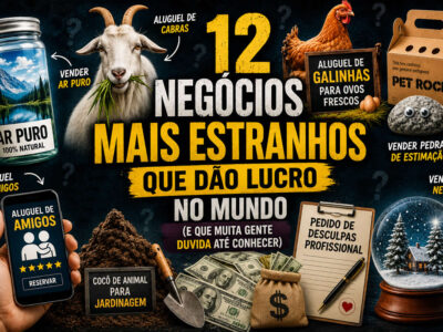 12 negócios mais estranhos que dão lucro no mundo (o 7º parece inacreditável)