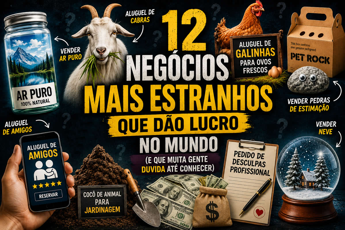 12 negócios mais estranhos que dão lucro no mundo (o 7º parece inacreditável) 12 negócios mais estranhos que dão lucro no mundo (o 7º parece inacreditável)
