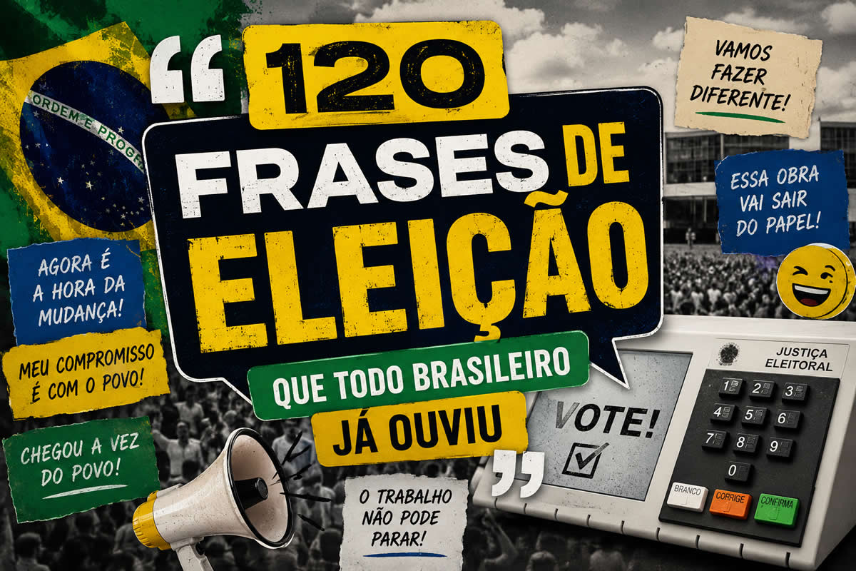 120 frases de eleição que todo brasileiro já ouviu (e algumas já viraram piada) 120 frases de eleição que todo brasileiro já ouviu (e algumas já viraram piada)