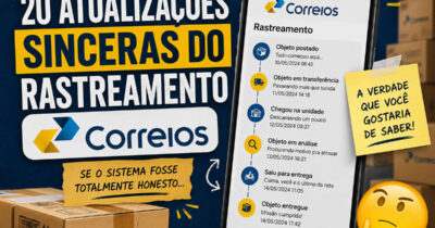 20 atualizações sinceras do rastreamento dos Correios