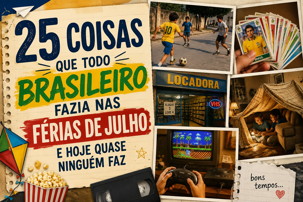 25 coisas que todo brasileiro fazia nas férias de julho e hoje quase ninguém faz 25 coisas que todo brasileiro fazia nas férias de julho e hoje quase ninguém faz
