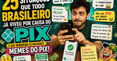 25 situações que todo brasileiro já viveu por causa do Pix (e que renderiam os melhores memes do Pix)