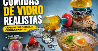 Comidas de vidro realistas: as esculturas que parecem tão reais que enganam qualquer pessoa (25 fotos)