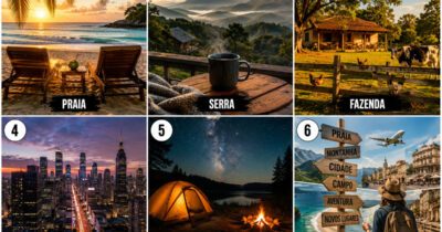 Escolha uma viagem de férias e descubra qual é sua personalidade escondida