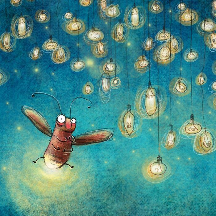 Estas ilustrações de animais engraçadas escondem tantos detalhes que é impossível olhar apenas uma vez (30 fotos) 3 Estas ilustrações de animais engraçadas escondem tantos detalhes que é impossível olhar apenas uma vez (30 fotos) 3