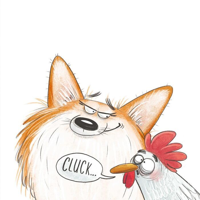 Estas ilustrações de animais engraçadas escondem tantos detalhes que é impossível olhar apenas uma vez (30 fotos) 7 Estas ilustrações de animais engraçadas escondem tantos detalhes que é impossível olhar apenas uma vez (30 fotos) 7