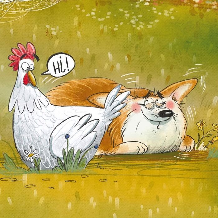 Estas ilustrações de animais engraçadas escondem tantos detalhes que é impossível olhar apenas uma vez (30 fotos) 28 Estas ilustrações de animais engraçadas escondem tantos detalhes que é impossível olhar apenas uma vez (30 fotos) 28