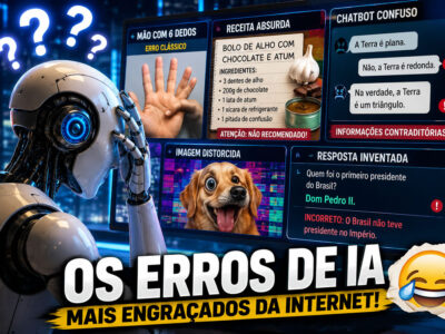 Os 10 erros de IA mais engraçados já registrados na internet