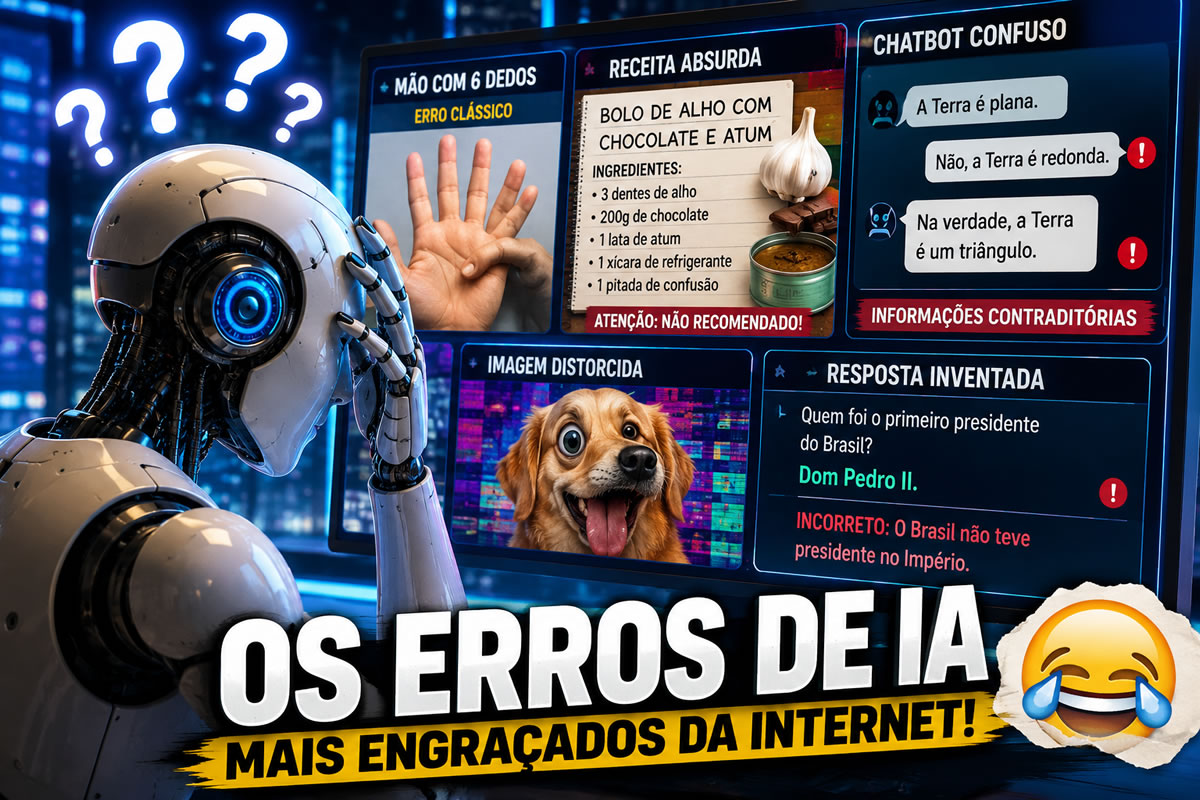 Os 10 erros de IA mais engraçados já registrados na internet Os 10 erros de IA mais engraçados já registrados na internet