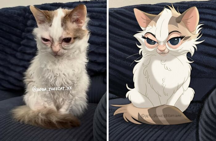 Pets em estilo Disney: as ilustrações que transformam animais de estimação em personagens inesquecíveis (26 fotos) 21