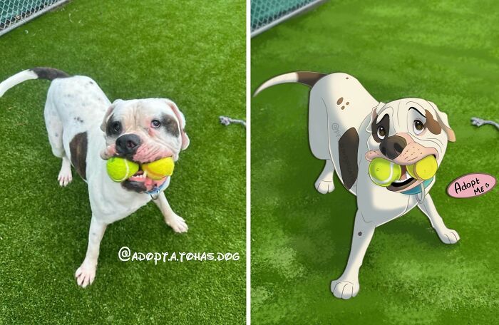 Pets em estilo Disney: as ilustrações que transformam animais de estimação em personagens inesquecíveis (26 fotos) 22