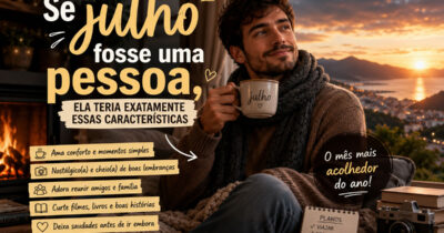 Se julho fosse uma pessoa, ela teria exatamente essas características