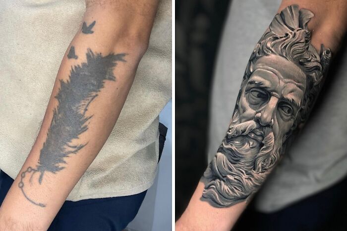 Tatuagem para cobrir cicatriz: Como artistas transformam marcas em verdadeiras obras de arte (25 fotos) 1 Tatuagem para cobrir cicatriz: Como artistas transformam marcas em verdadeiras obras de arte (25 fotos) 1