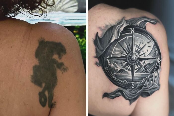 Tatuagem para cobrir cicatriz: Como artistas transformam marcas em verdadeiras obras de arte (25 fotos) 3 Tatuagem para cobrir cicatriz: Como artistas transformam marcas em verdadeiras obras de arte (25 fotos) 3