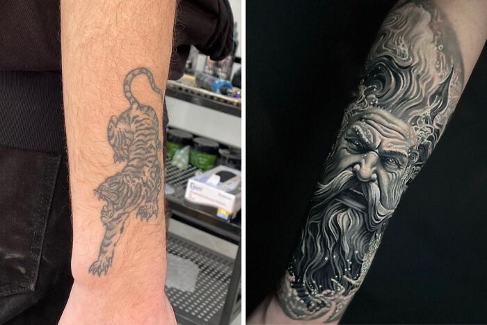 Tatuagem para cobrir cicatriz: Como artistas transformam marcas em verdadeiras obras de arte (25 fotos) 5 Tatuagem para cobrir cicatriz: Como artistas transformam marcas em verdadeiras obras de arte (25 fotos) 5