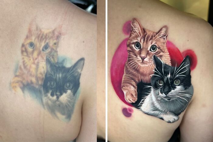 Tatuagem para cobrir cicatriz: Como artistas transformam marcas em verdadeiras obras de arte (25 fotos) 24 Tatuagem para cobrir cicatriz: Como artistas transformam marcas em verdadeiras obras de arte (25 fotos) 24