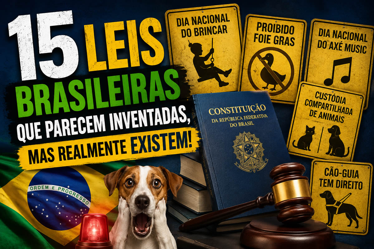 15 leis brasileiras que parecem inventadas, mas realmente existem 15 leis brasileiras que parecem inventadas, mas realmente existem